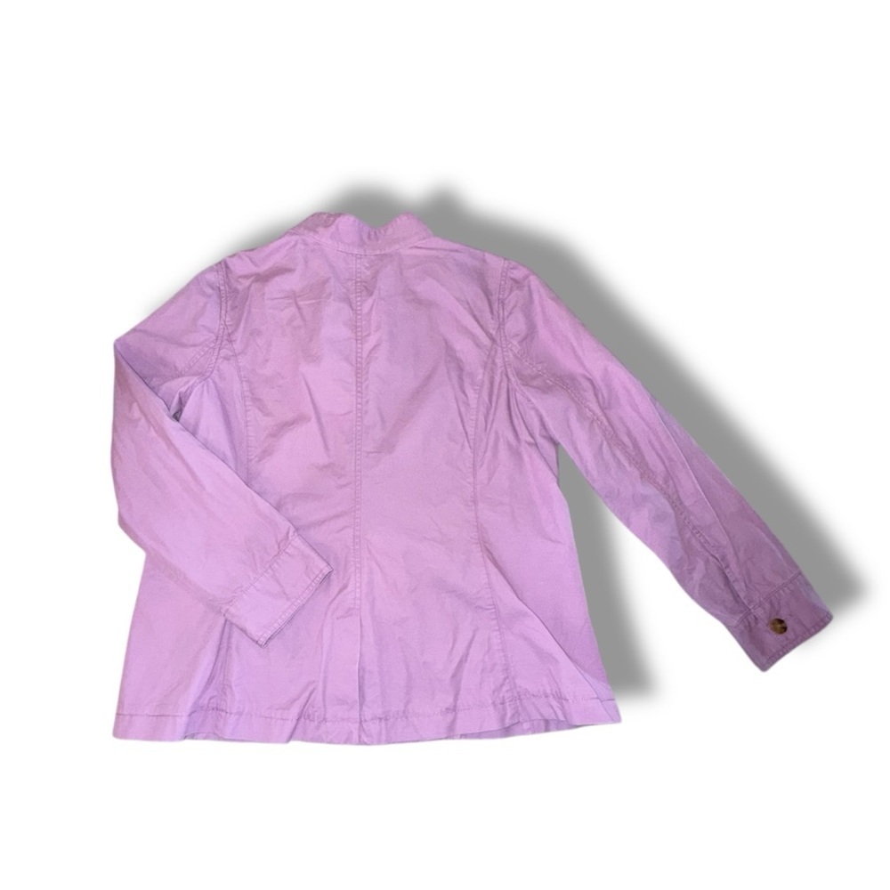 TALBOTS Military Inspired Jacket - Misses XL Violet Tulle - Picture 7 of 12